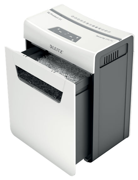 Leitz IQ 8X PROTECT PREMIUM Aktenvernichter, DIN P-4, Partikelschnitt, 8 Blatt, 14 l
