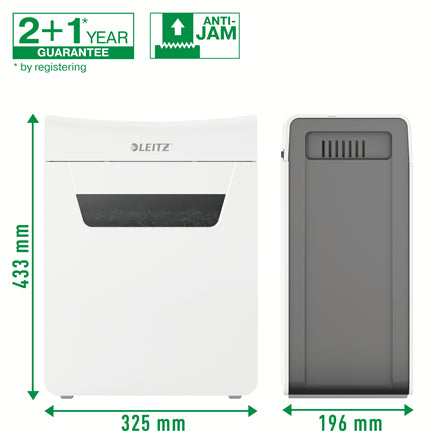 Leitz IQ 8X PROTECT PREMIUM Aktenvernichter, DIN P-4, Partikelschnitt, 8 Blatt, 14 l