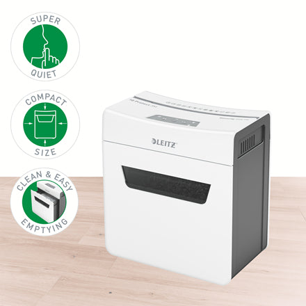 Leitz 80930000 – Aktenvernichter, DIN P-5, Mikroschnitt, 3 Blatt, 10 l