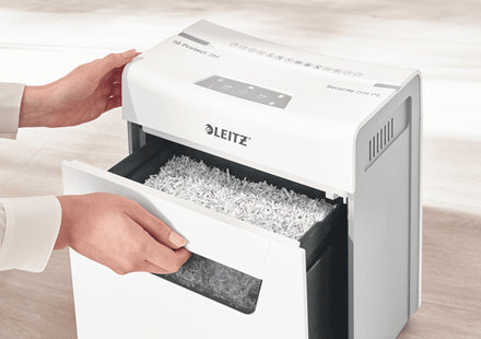 Leitz 80930000 – Aktenvernichter, DIN P-5, Mikroschnitt, 3 Blatt, 10 l