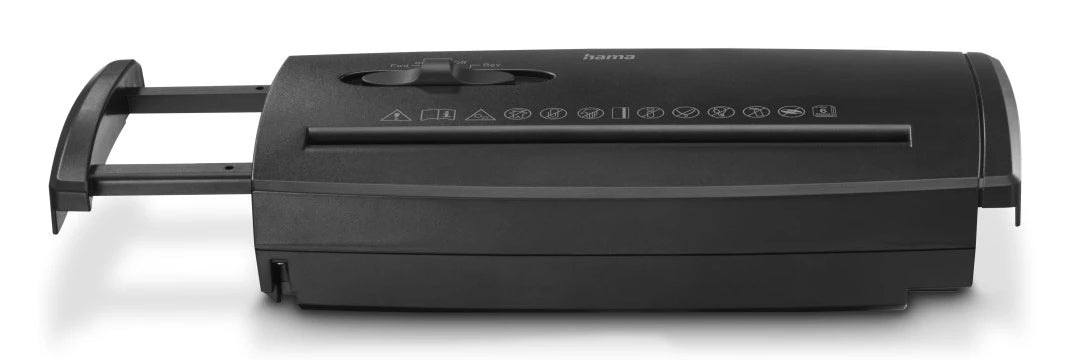 Hama Classic S60 Aktenvernichter – Streifenschnitt, P-2, 6 mm, 6 Blatt, 9 l, Kreditkarten