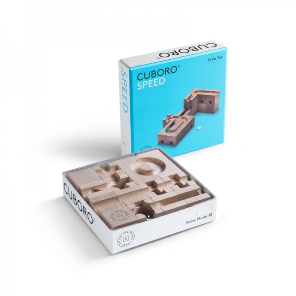 Cuboro SPEED Stapelblöcke – 16-teilig – ab 6 Jahren – Holz
