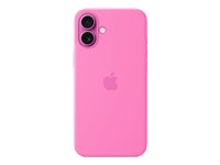 Apple Backcover – für Apple iPhone 16 Plus – Pfingstrose, hellrosa – Silikon – MagSafe-kompatibel