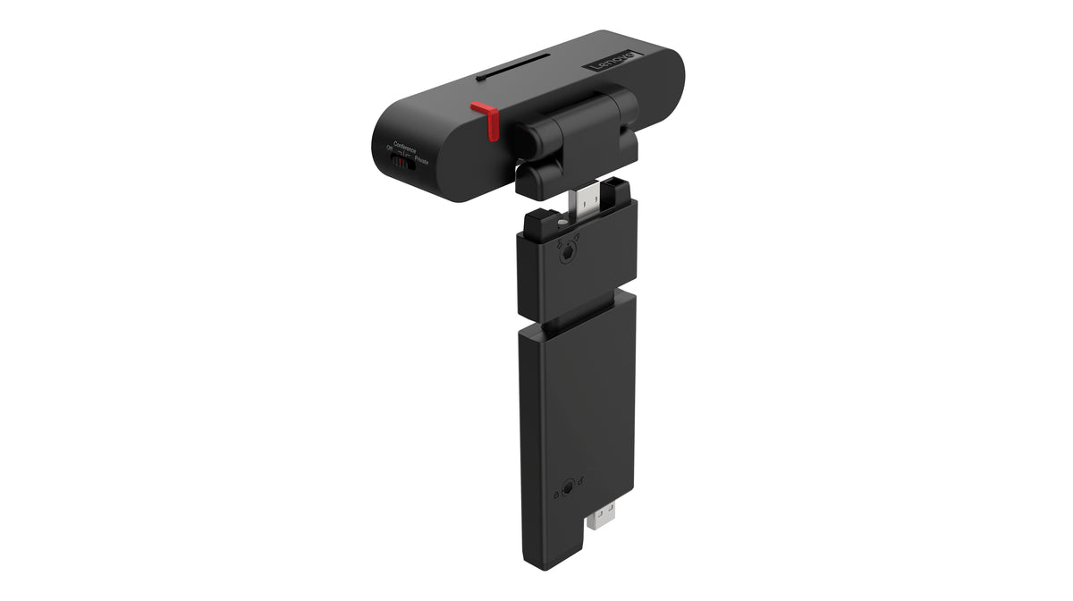 Lenovo MC60 Webcam – Full HD 1080p, 30 fps, Autofokus, USB 2.0, Sichtschutz – Schwarz