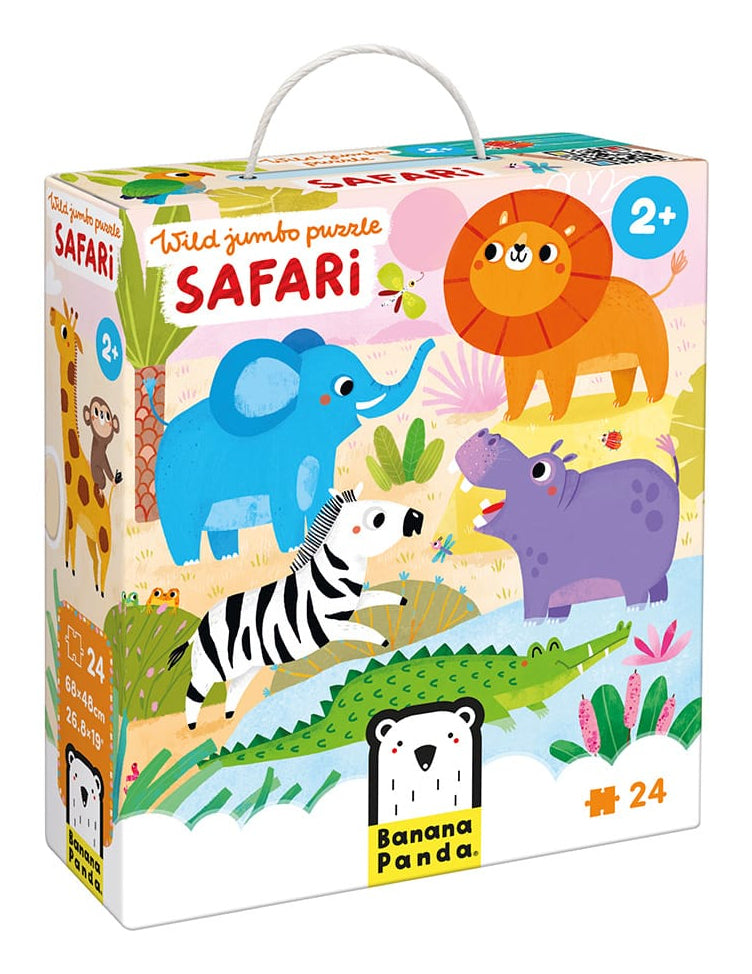 Banana Panda Wild Jumbo Safari – Logikspiel, ab 2 Jahren, mehrsprachig