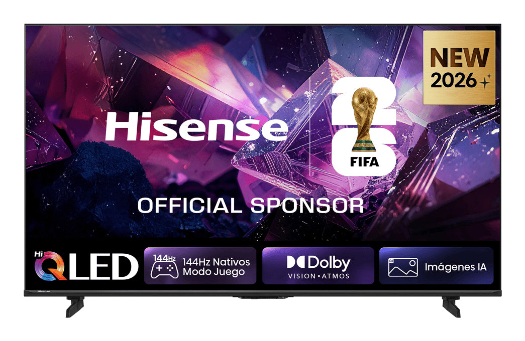 Hisense 85E7S PRO – 85" QLED Fernseher – 4K UHD – QLED – HomeOS U9 – 144 Hz – 400 cd/m² – Dolby Vision, HDR10+, HLG