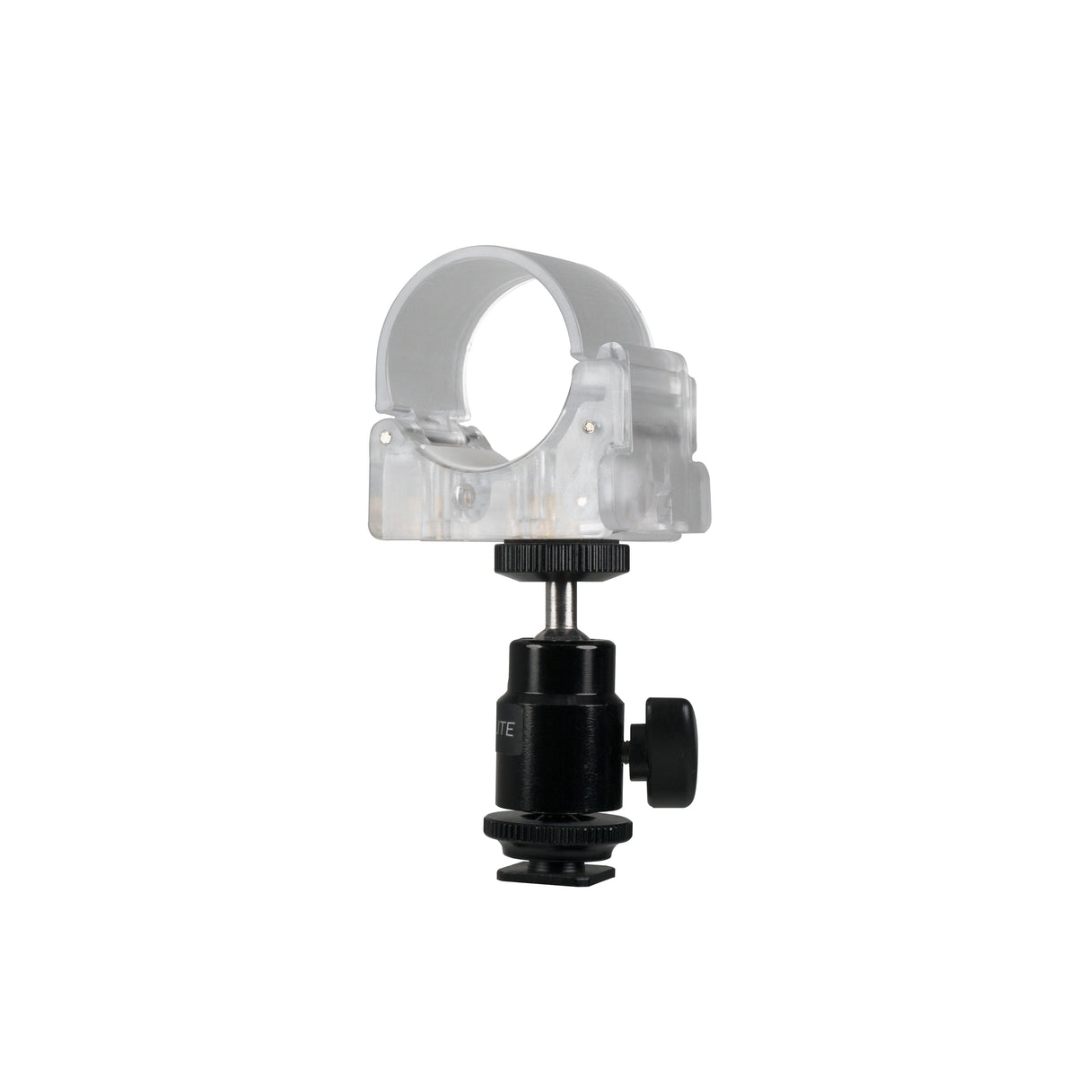 Nanlite HD-T12+BH – Halterung, Montageset, mit Mini-Kugelkopf, Transparent