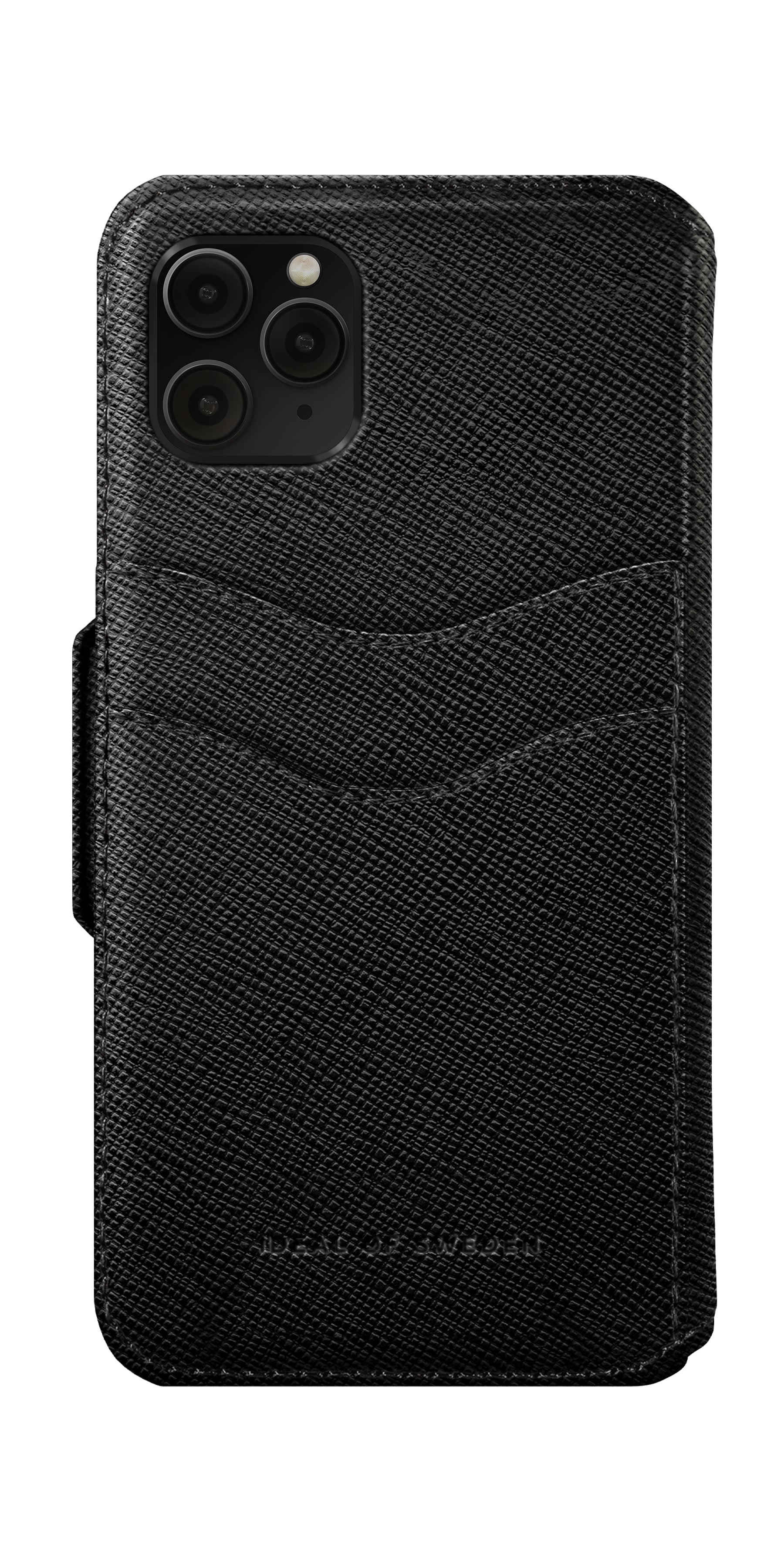 Ideal of Sweden – Booklet-Hülle Saffiano – für Apple iPhone 11 Pro – schwarz – mit Kartenfach, Magnetverschluss