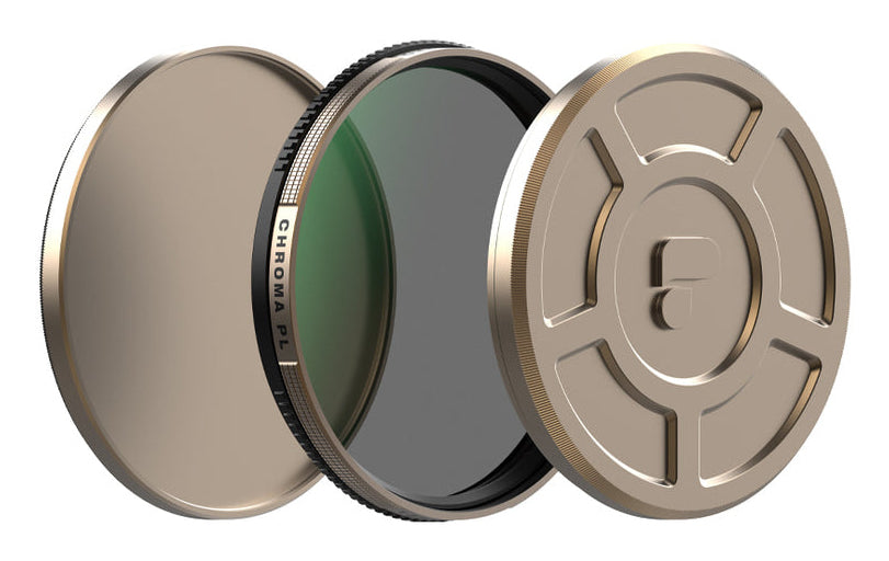 PolarPro 135 Serie Chroma CP Polfilter, 58 mm – Anti-Blend, mit Tasche – für Objektive mit 58 mm Gewinde