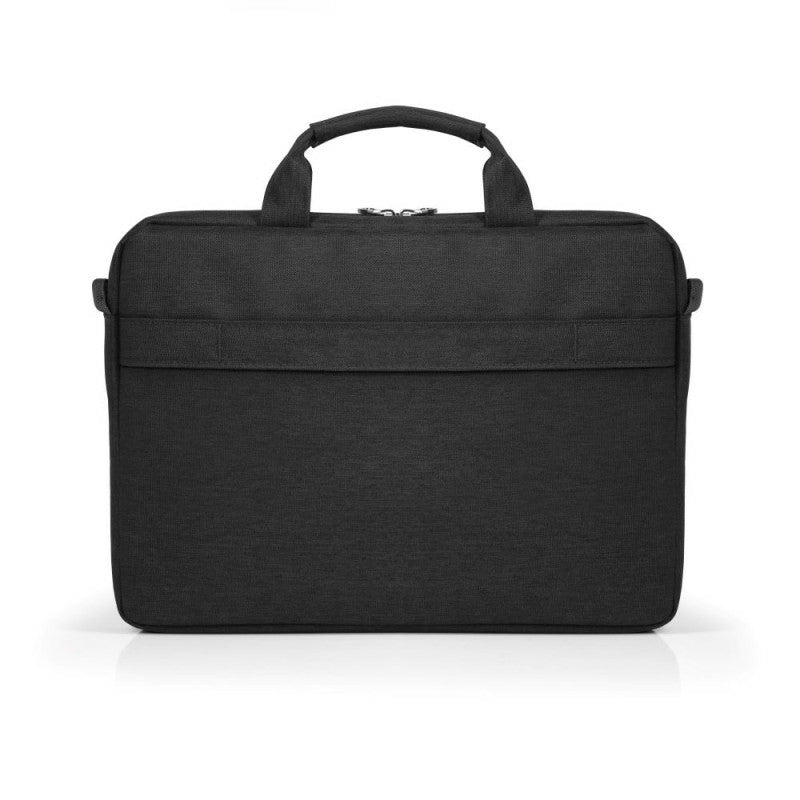 Port Designs Notebook-Tasche für Laptops bis 15,6" – Gepolstertes Laptopfach, Trolley-Haltegurt – Schwarz