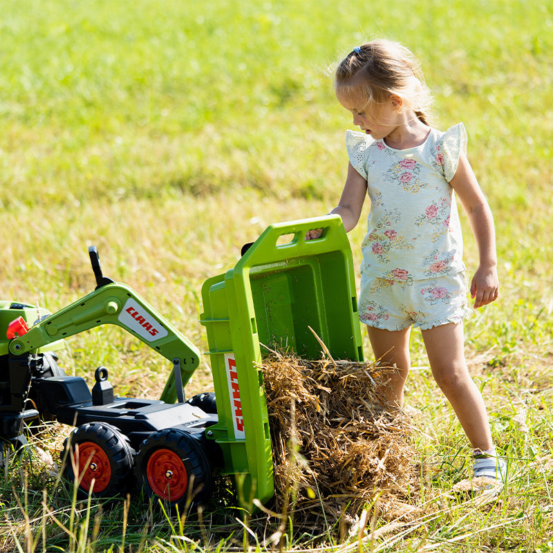 Falk Traktor mit Anhänger – max. 50 kg, 222,0 × 75,0 × 58,0 cm – ab 3 Jahren