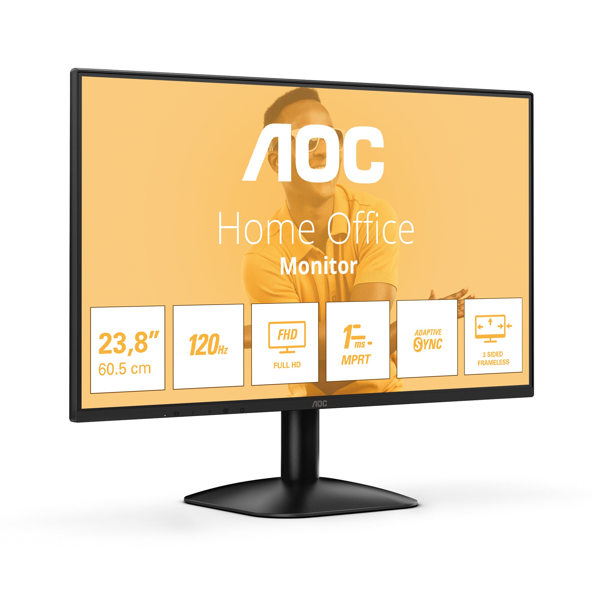 AOC 24B31H – 23,8", 1920 × 1080 (Full HD), IPS, 120 Hz