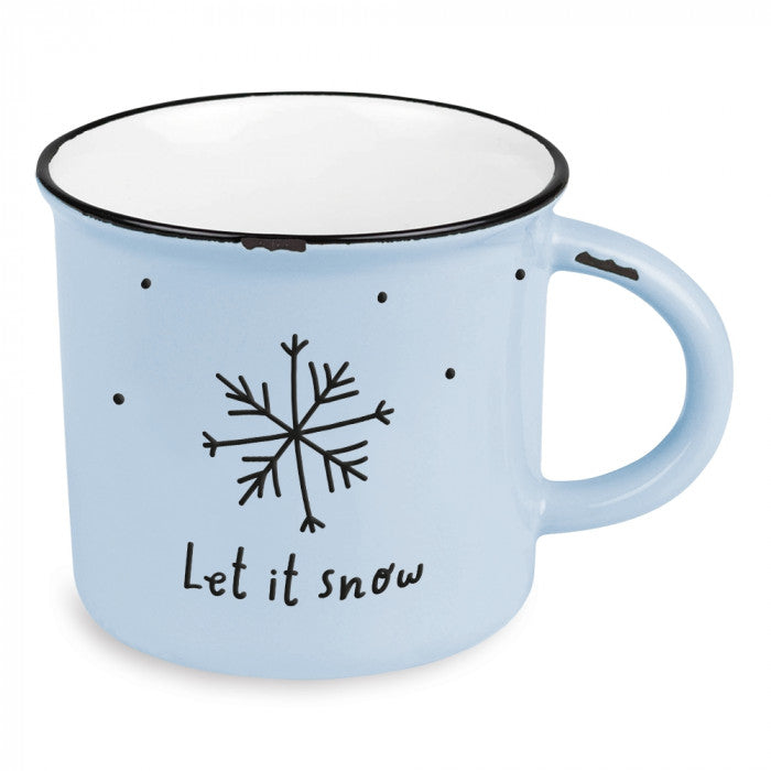 Grafik-werkstatt Tasse – 400 ml, Keramik, Blau, spülmaschinenfest, mikrowellengeeignet