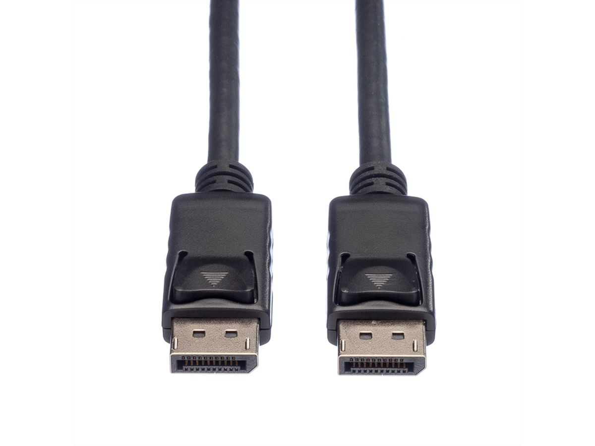 ROLINE GREEN DisplayPort Kabel DP 1.2 4K 60 Hz – 5 m – für Geräte mit DisplayPort-Anschluss