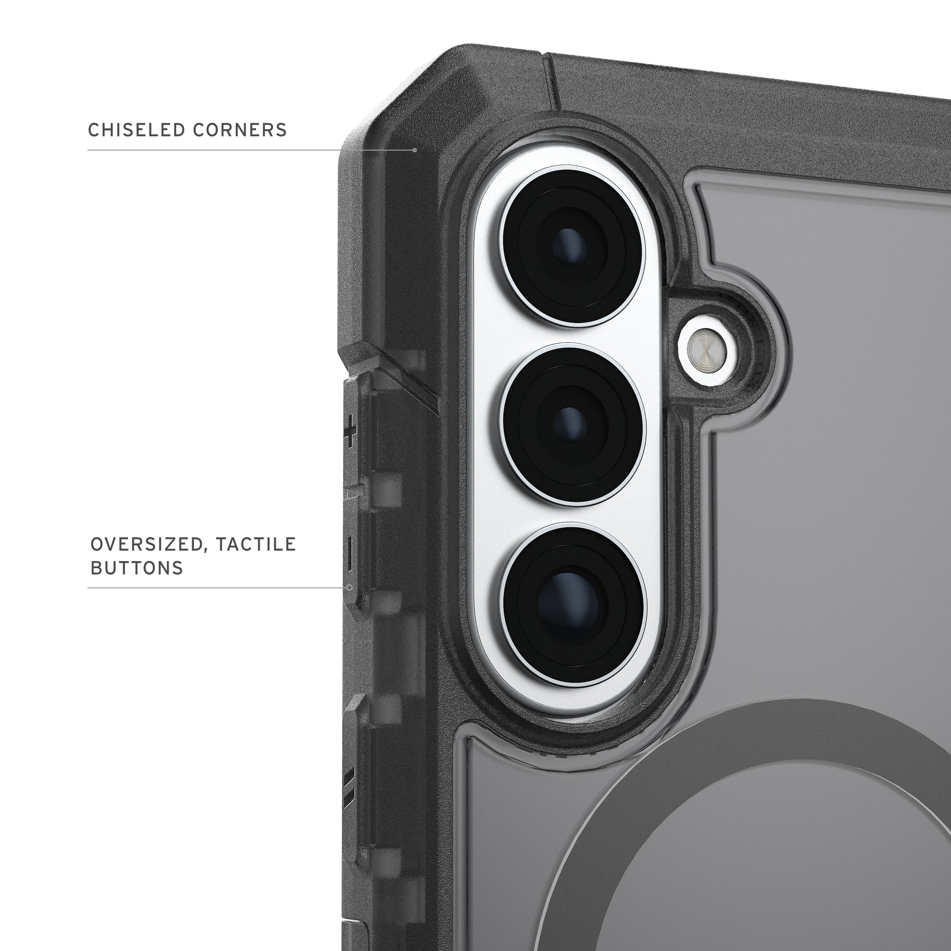 Urban Armor Gear UAG Trooper – Rückcover – für Samsung Galaxy S26 – MagSafe, mit Ständer, PC, Transparent