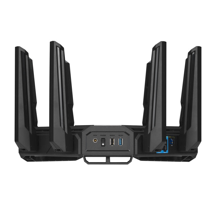 ASUS GT-BE98 – Wi-Fi 7 Router, Quadband (2,4/5/5/6 GHz), 11,5 Gbit/s, 10GbE, USB 3.0, Schwarz