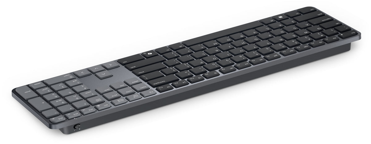 DELL Pro 7 Slim KB726 – Tastatur – Schere – Bluetooth & 2,4 GHz (USB-A Empfänger) – QWERTY (UK) – Graphit
