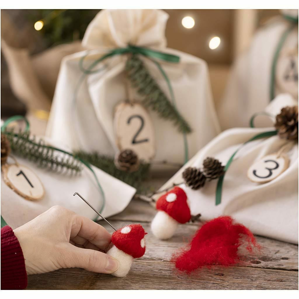 Creativ Company Kreativkalender Filzen – Weihnachten – 4 Stück