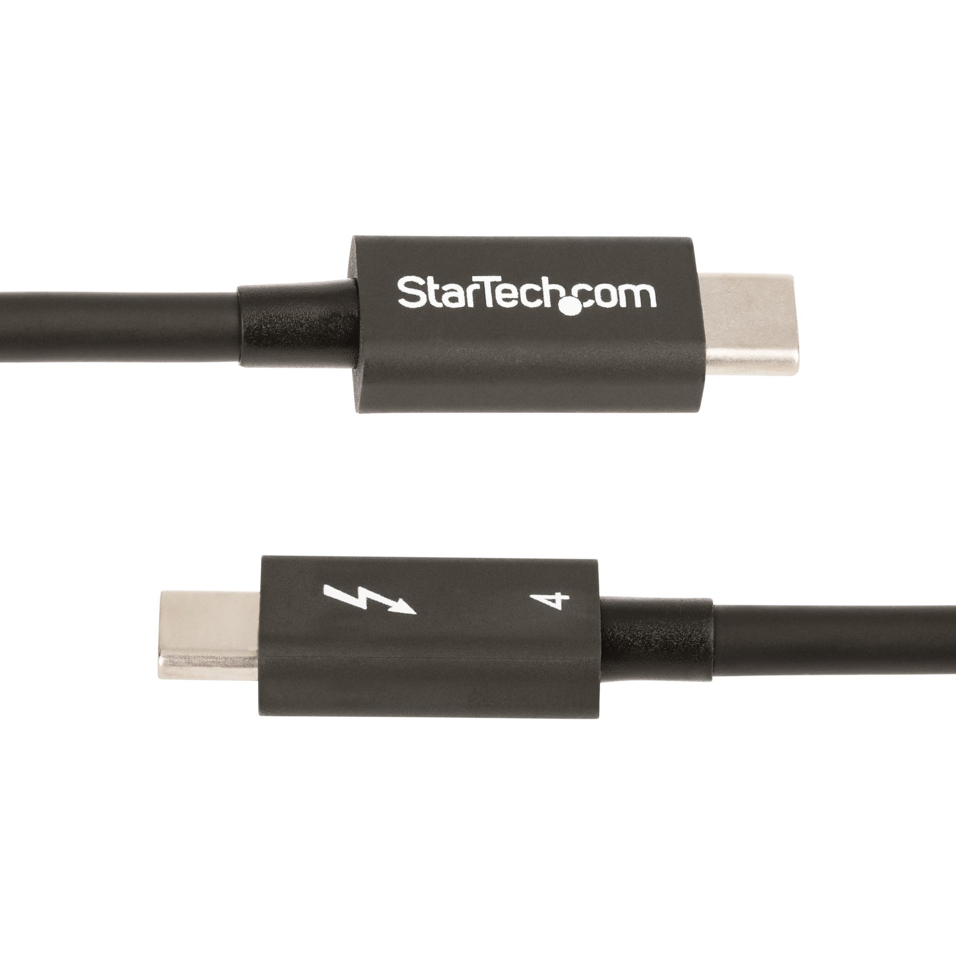 StarTech.com Thunderbolt 4 (USB-C) Kabel – 40 Gbit/s – 1 m – PD 100 W – 8K/60 – TPE-Mantel – Schwarz