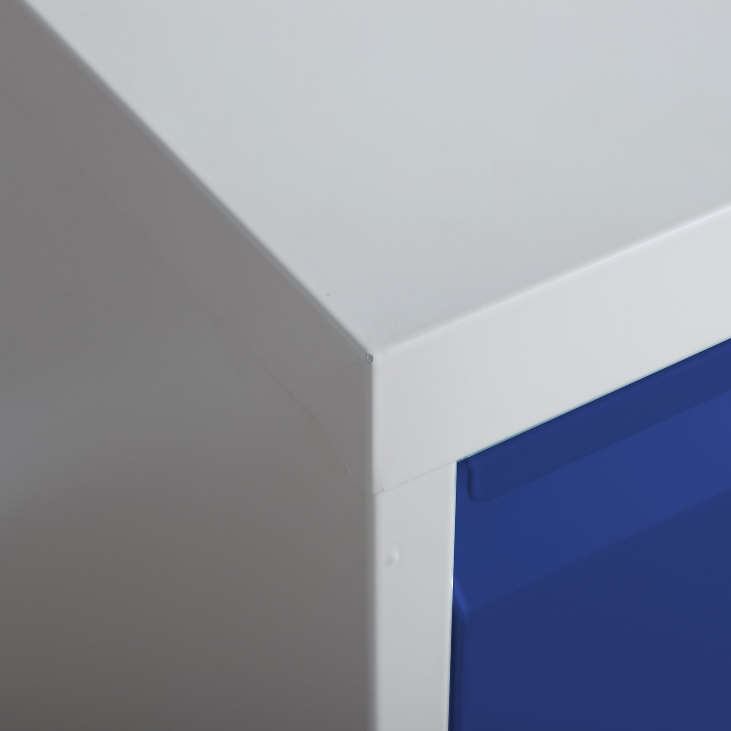 Phoenix Safe Co. FC1003GBK – Aktenschrank, 3 Schubladen, abschliessbar, Stahl, 450 × 620 × 1025 mm, Grau/Blau