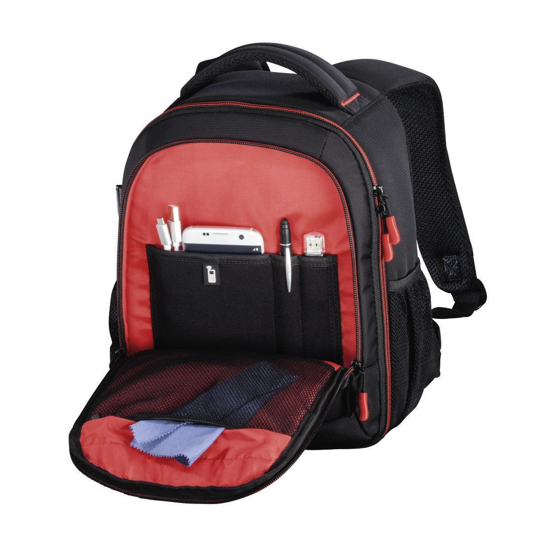 Hama Miami Kamerarucksack – Polyester, 5 l – für Tablets bis 10,1" – Schwarz
