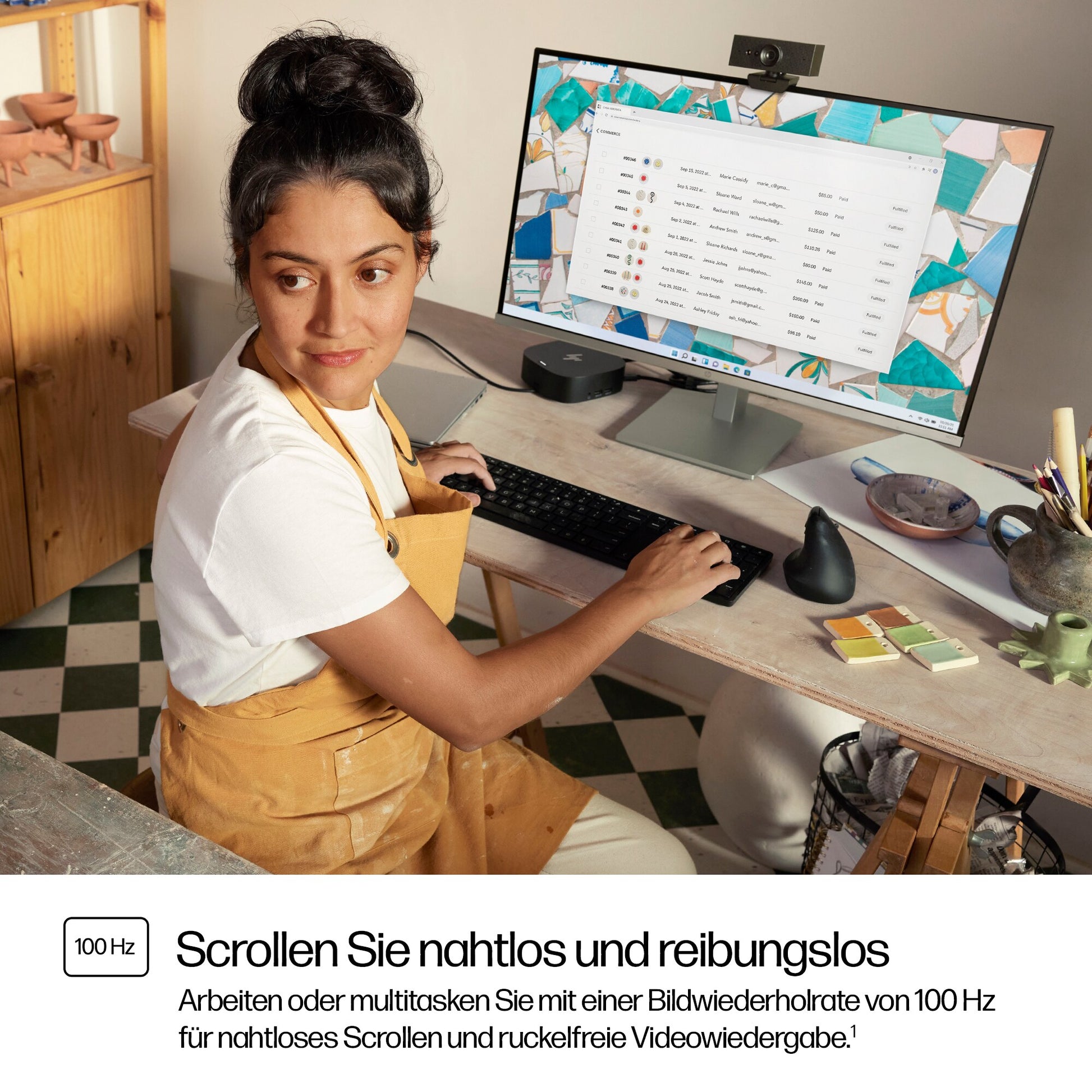 HP Serie 5 524sh – 23,8", 1920 × 1080 (Full HD), IPS, 100 Hz