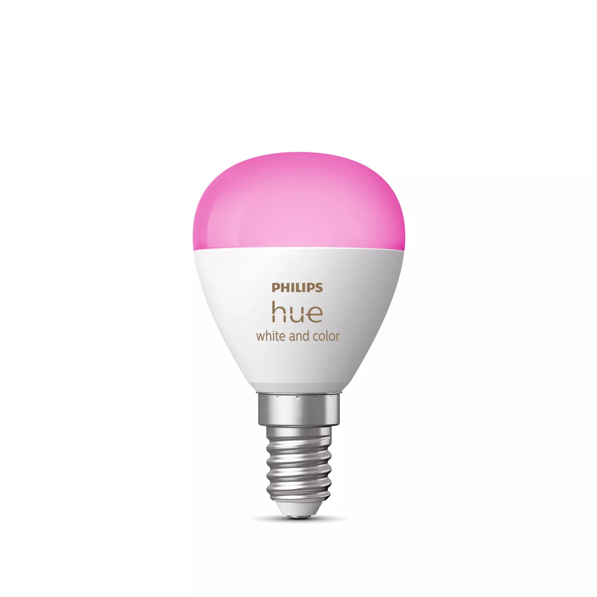 Philips by Signify Philips Hue Smart-Leuchtmittel E14 – RGBW, 2000–6500 K, 470 lm, 5,1 W, Bluetooth/Zigbee – für Hue Bridge