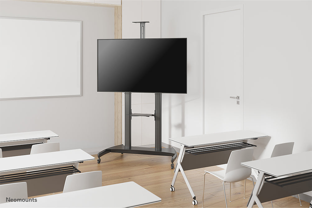 Neomounts PLASMA-M1950E – Trolley, höhenverstellbar, für 60–100", VESA 200×200–1000×600, bis 100 kg, schwarz