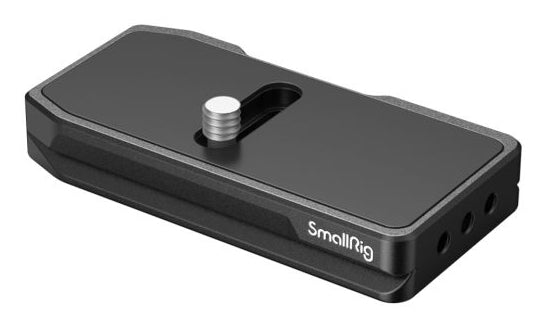 SmallRig MD4150 Montageplatte – Schnellfreigabe, 1/4"-20, M2,5 – für AirTag, EOS R7, EOS R10 und andere – Schwarz