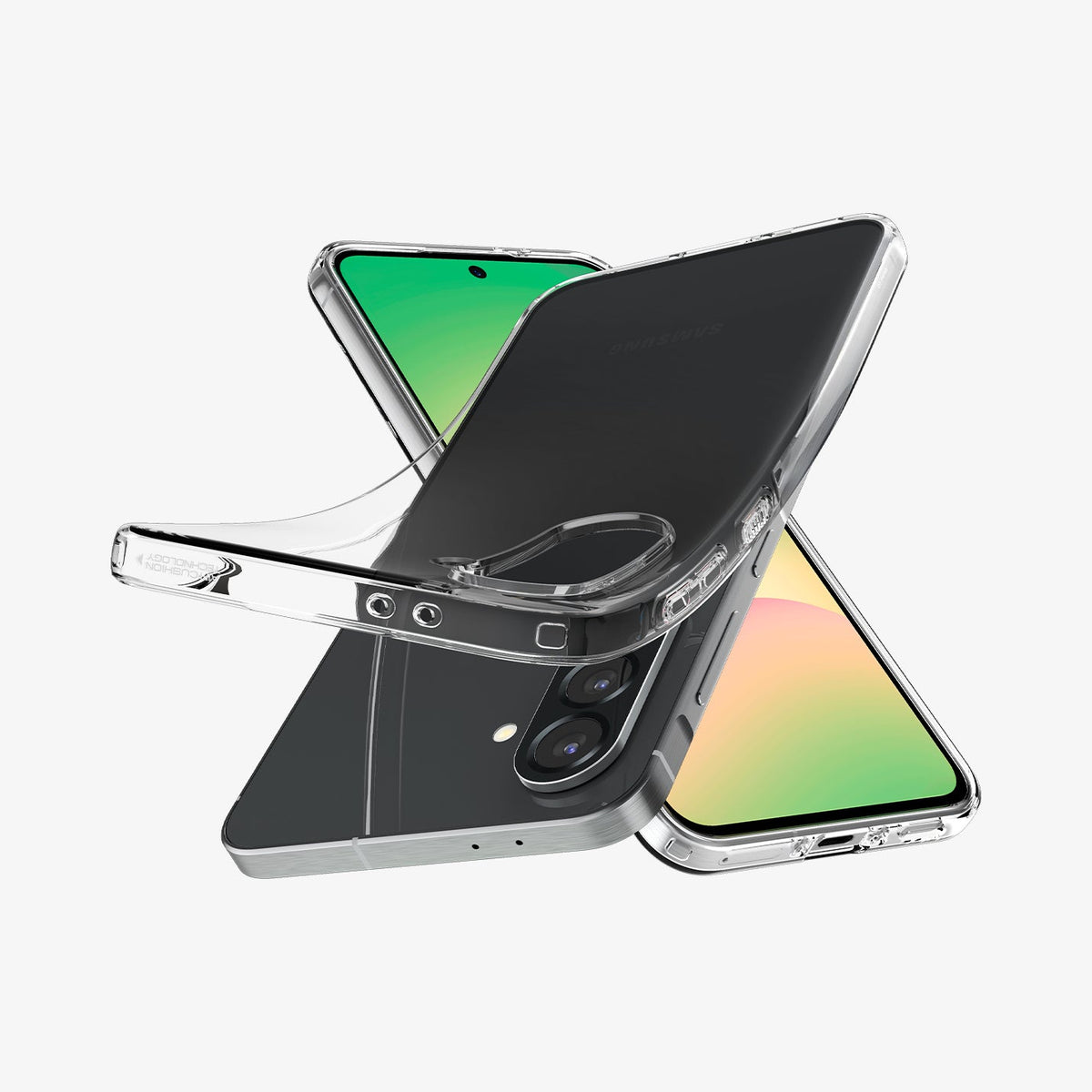 Spigen Liquid Crystal Backcover – für Samsung Galaxy A56 5G, TPU, Transparent, bis 1 m sturzsicher