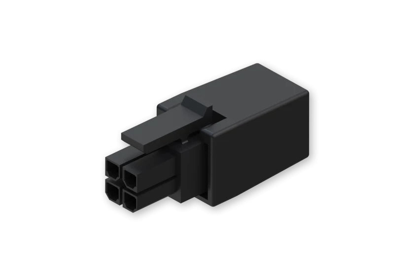 Teltonika PR4MK04K Einstufige Klemmleiste, 4-polig – 250 V, 5 A, Nylon, Schwarz