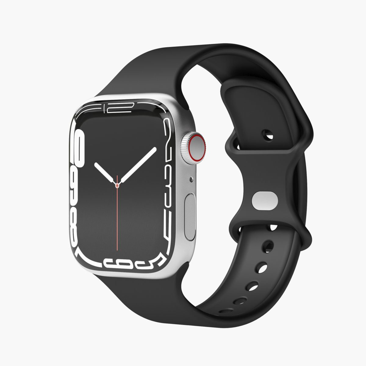 Vonmählen Silicon Loop – Silikon, Schwarz, für Apple Watch 38/40/41 mm