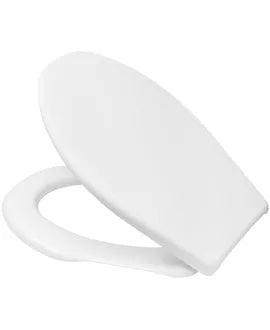 Diaqua Toilettensitz – Polypropylen, Weiss, mit Deckel, 38,5 × 46 cm