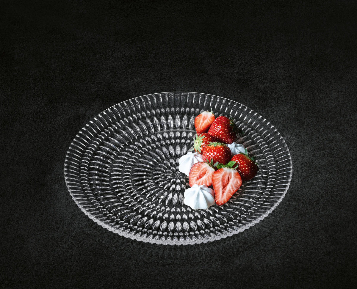 Nachtmann Dessertteller – Ø 23,0 cm, Kristallglas, Transparent, spülmaschinenfest