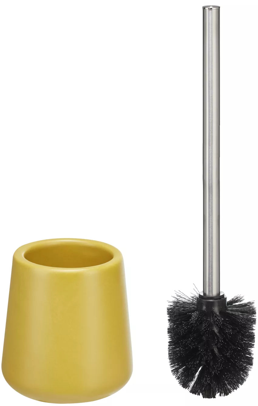 Diaqua Yuma – WC-Bürstenset – Keramik, Gelb, H 39,2 cm, Ø 11,9 cm