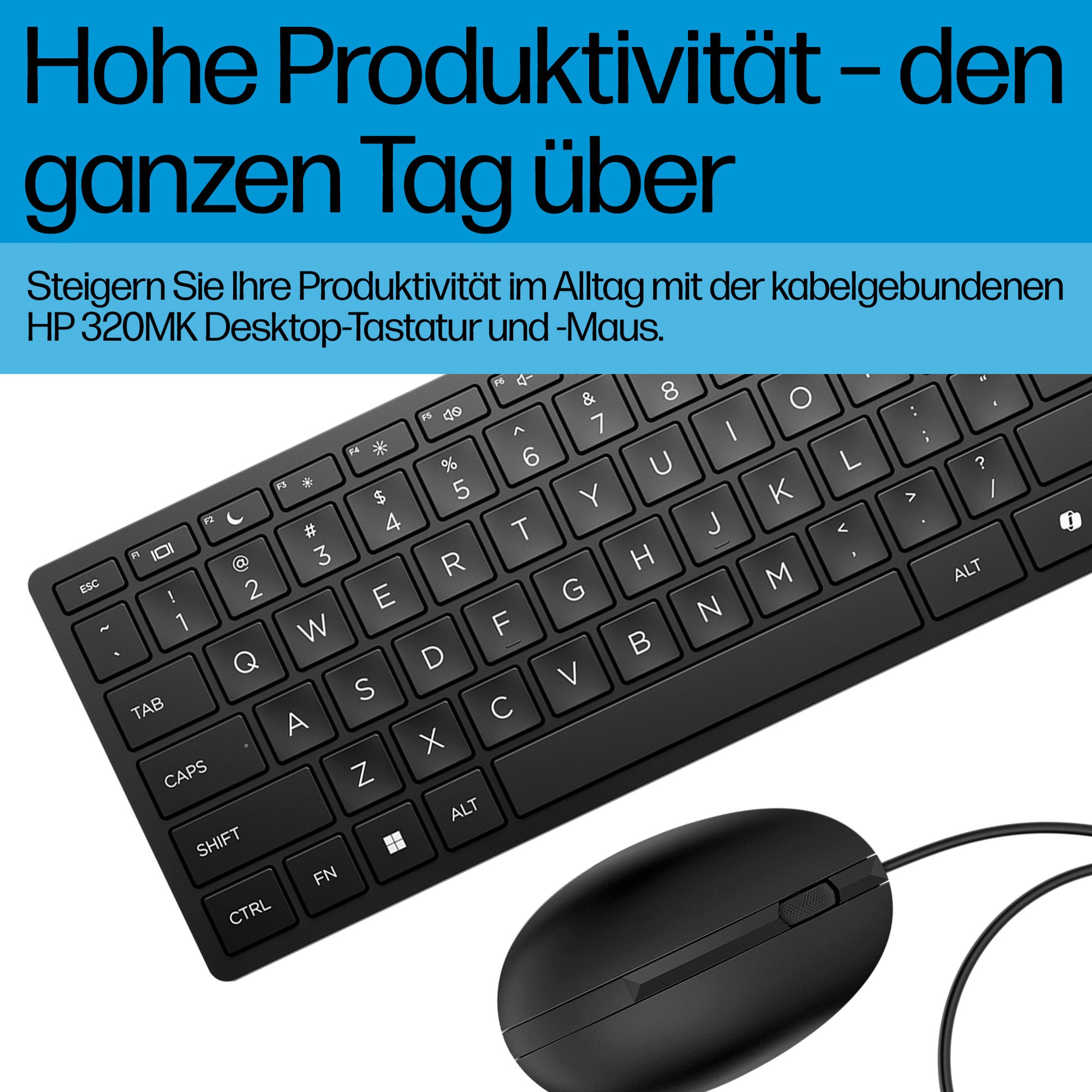 HP 320MK – Tastatur, kabelgebunden