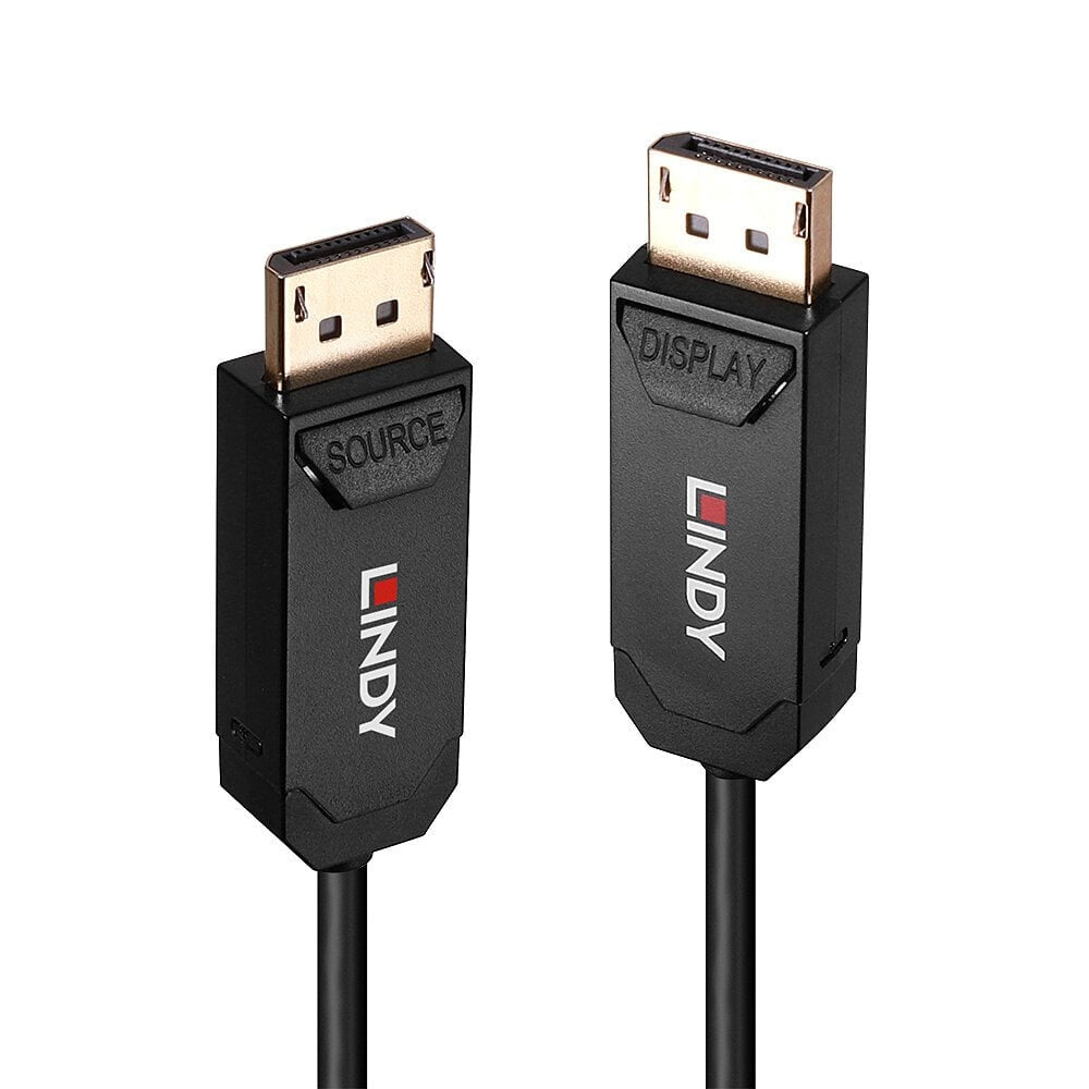 Lindy DisplayPort 2.0 UHBR10 Glasfaser-Hybridkabel – 10 m