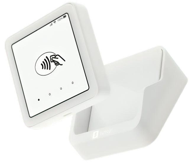SumUp Solo – Mobiles POS-Terminal – WLAN, mit Ladestation – Weiss