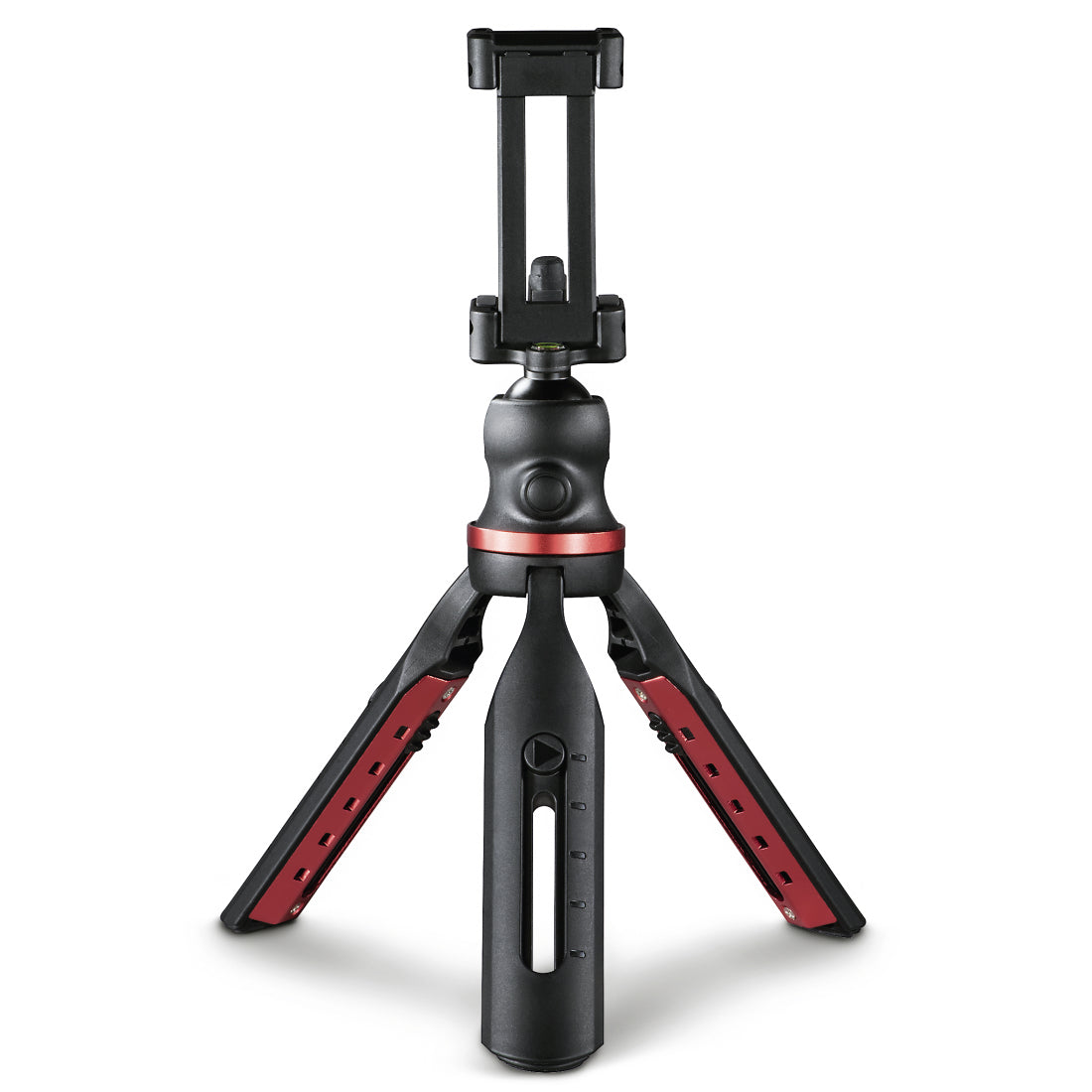Hama Solid Mini-Stativ – 3-Bein, höhenverstellbar 16–19 cm, 1/4" Gewinde – für Smartphones (5,9–9,0 cm), Digit
