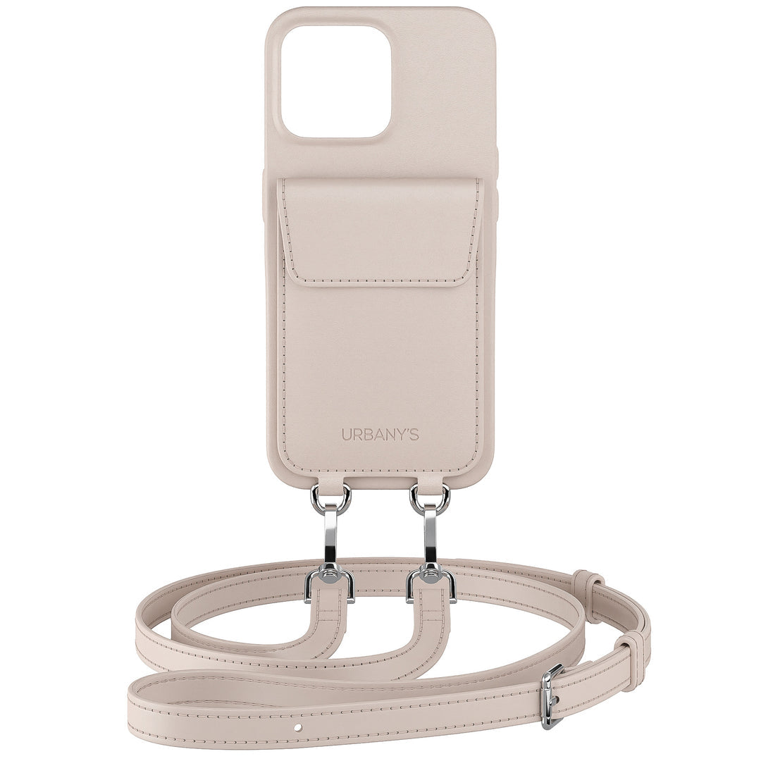 Urbany's Necklace-Hülle – für Apple iPhone 17 Pro Max – Beach Beauty – mit Kartenfach, mit Kordel