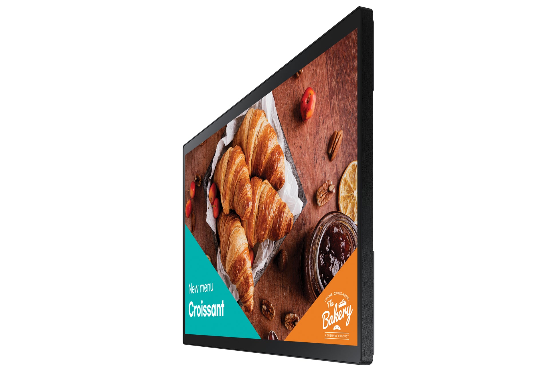Samsung QB24C-T – Public Display, 24", 16/7, Tizen (SSSP), Mediaplayer integriert, VESA 100 × 100, Schwarz