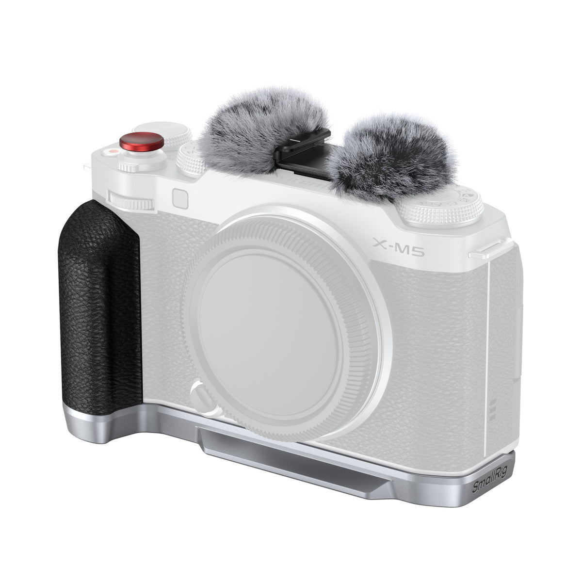 SmallRig 4875 L-Form Montageplatte – für Fujifilm X-M5 – Silber