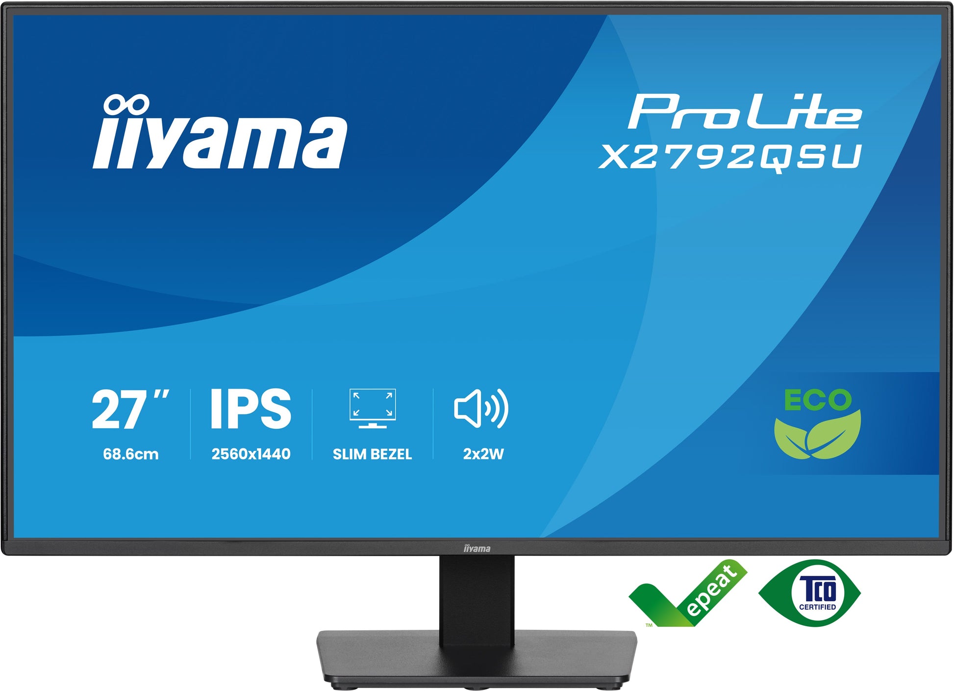 iiyama X2792QSU-B1 – Monitor, 24", IPS, 120 Hz