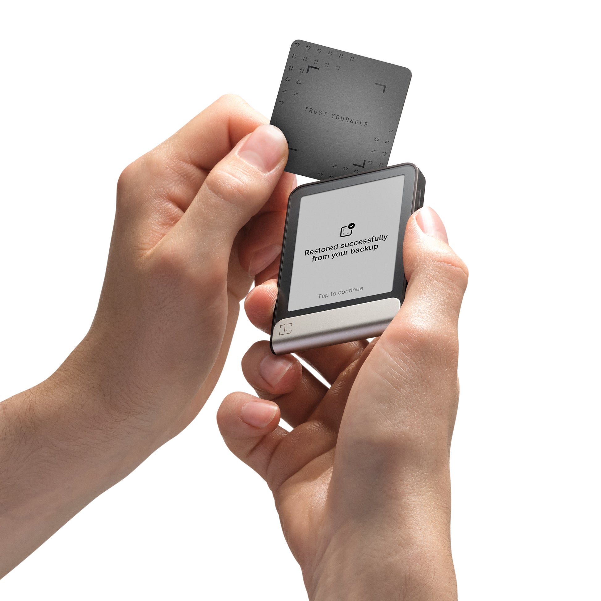 Ledger Flex – Krypto-Hardware-Wallet, USB-C, für Windows, Blau, mit Recovery Key