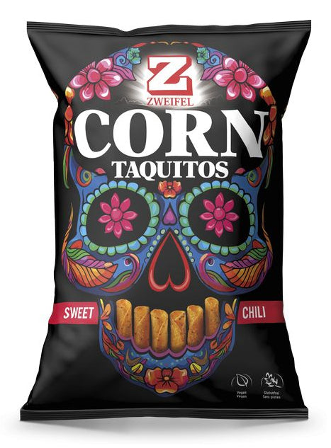 Zweifel Taquitos Maischips – Chili, glutenfrei – 125 g