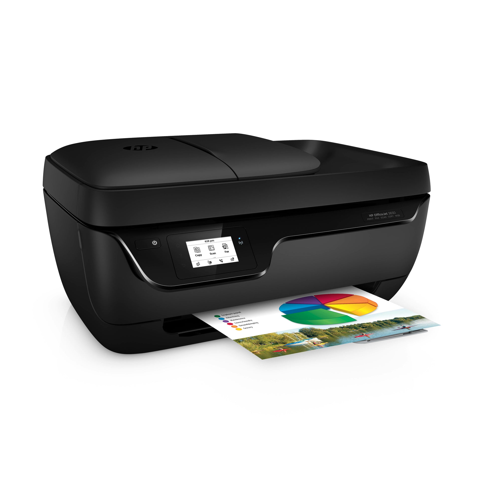 HP OFFICEJET 3830 ALL-IN-ONE – Farbtintenstrahl-Multifunktionsdrucker, A4, 4-in-1, ADF, WLAN, AirPrint