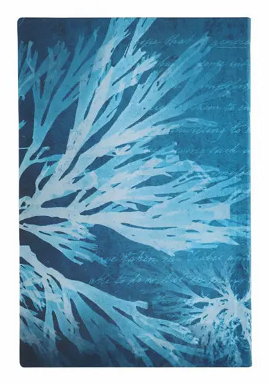 Paperblanks Notizbuch, 90 × 140 mm, liniert, Fadenheftung, Hardcover, 80 Seiten, 80 g/m² – grünblau