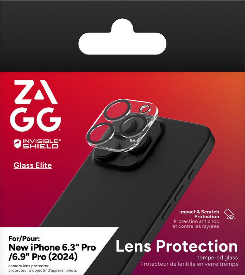 ZAGG Glass Elite AR (Kamera) – für Apple Jim/Michael – mit Kameraschutz