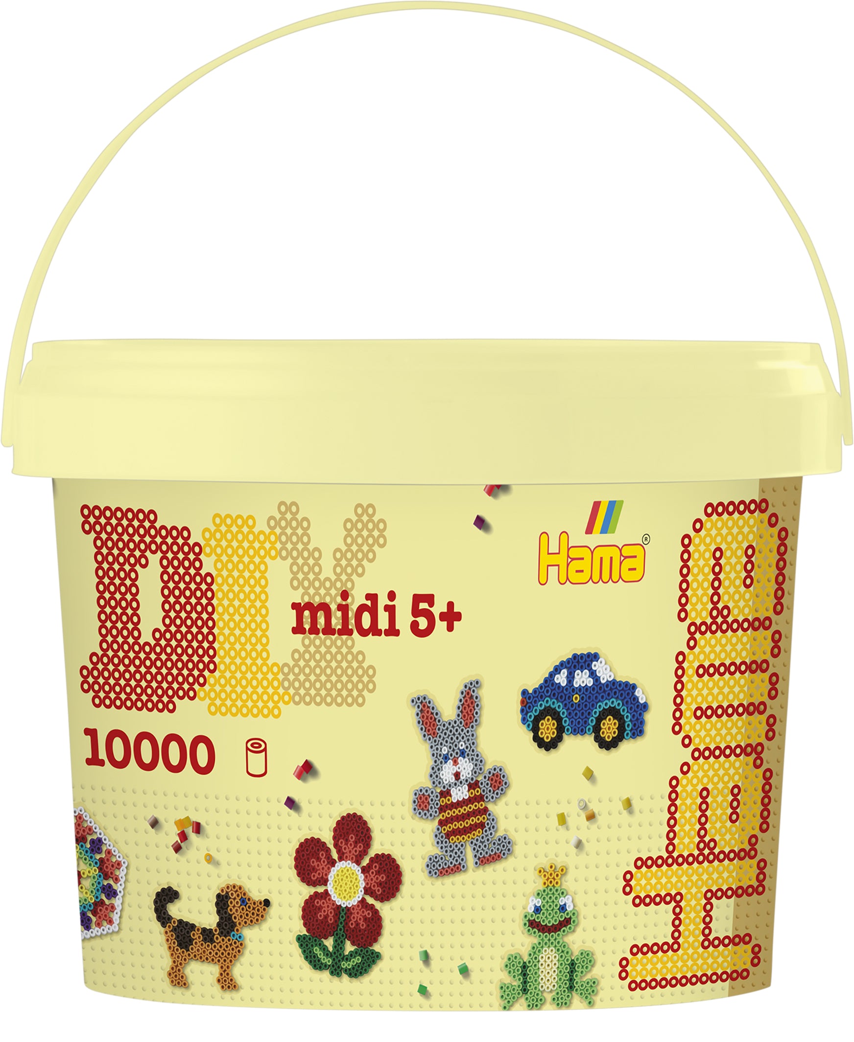 Hama Beads Hama – Bügelperlen Midi, mehrfarbig, 10'000 Stk