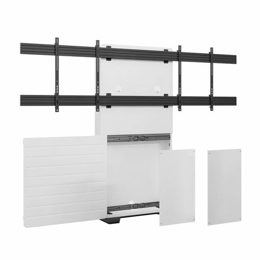 Hagor Bodenständer – 65–75" – VESA 200×200–900×800 – bis 150 kg, für 2 Displays – CON-Line Big FS